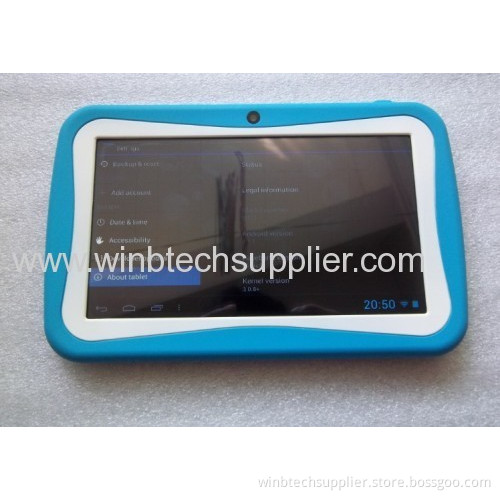 Children Tablet Pc Android 4.1 Kids Tablet Pc Customized For Children Study Software Free Provide Multi-language 